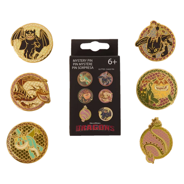 Loungefly – How to Train Your Dragon Enamel Pins (Blind Box)