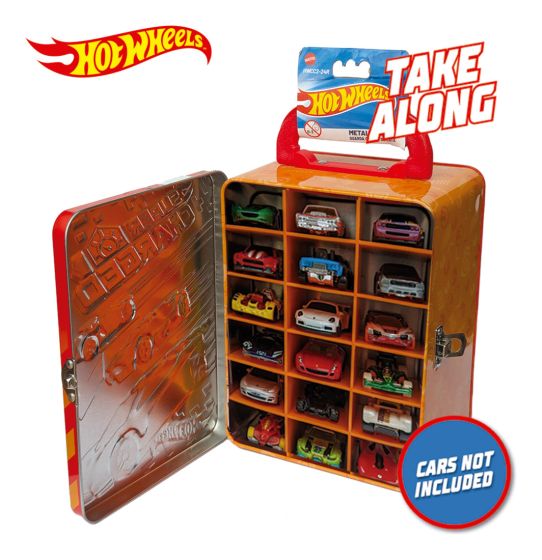 Hot Wheels Tin Car Storage Case – Various Colours