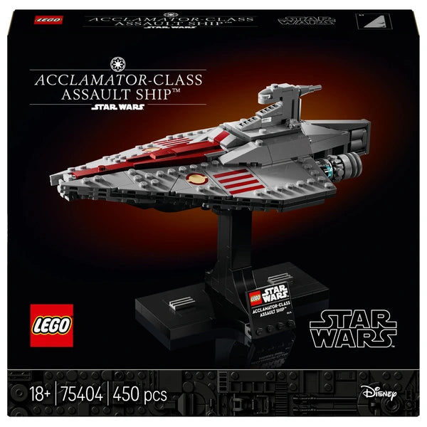 LEGO Star Wars 75404 Acclamator-Class Assault Ship | Collectible Display Model 2025