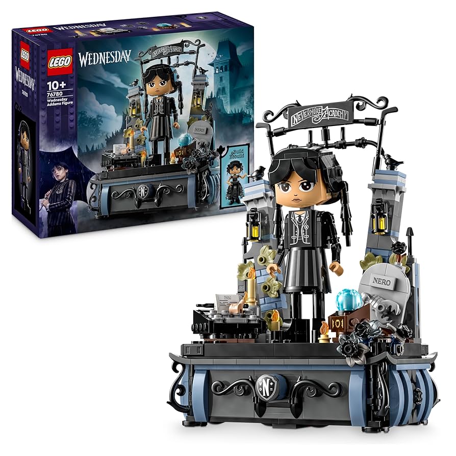 LEGO 76780 Wednesday Addams Figure | LEGO Icons 2025 Display Model