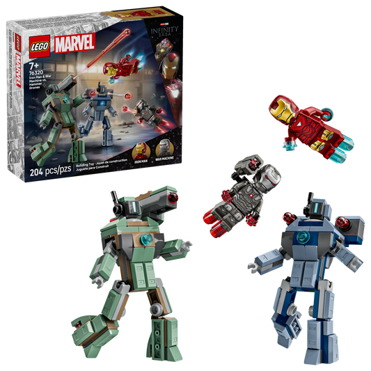 LEGO Marvel Iron Man & War Machine vs. Hammer Drones