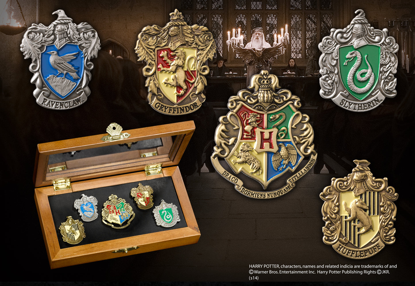 Official Harry Potter Hogwarts House Pins
