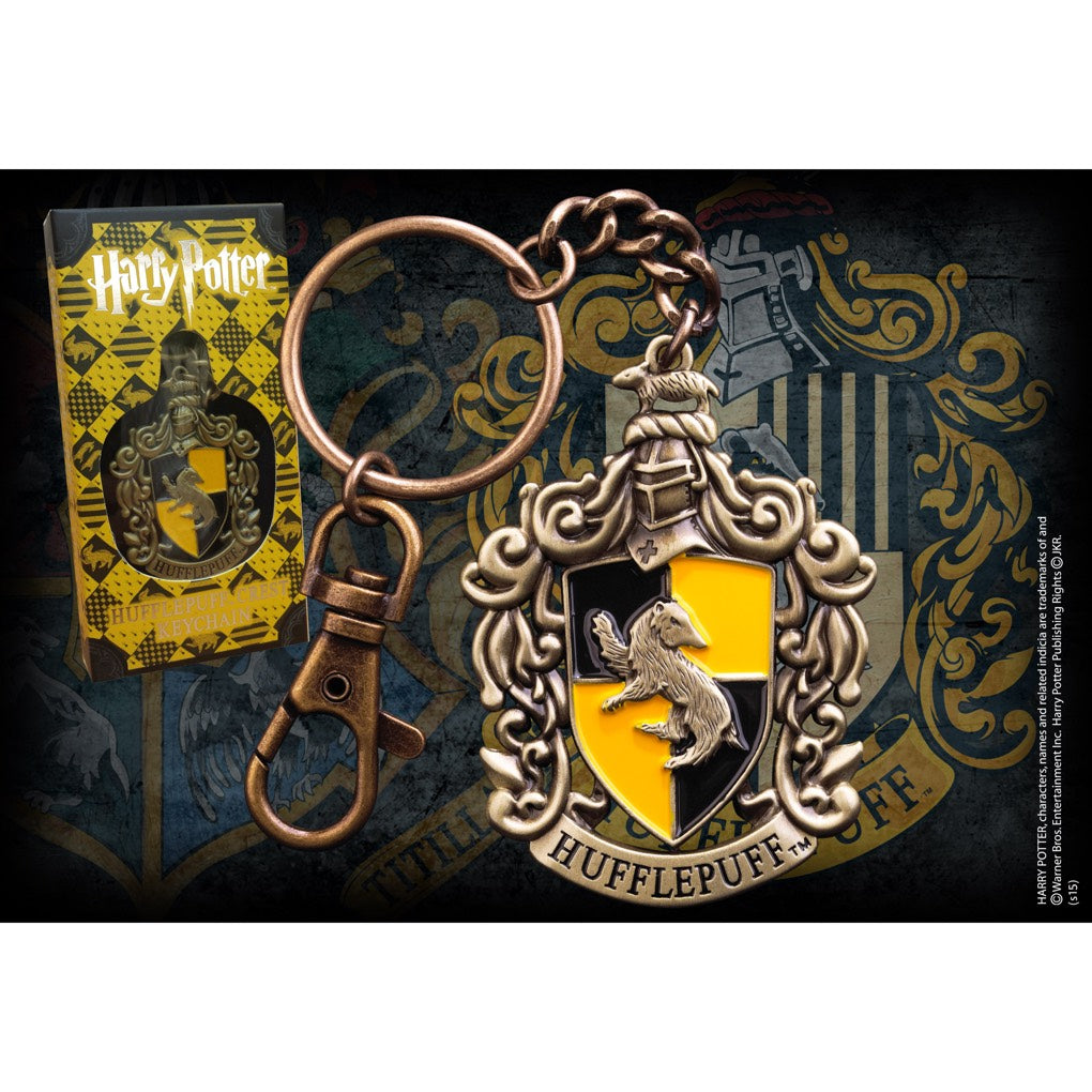 Official Harry Potter Hufflepuff Crest Keychain