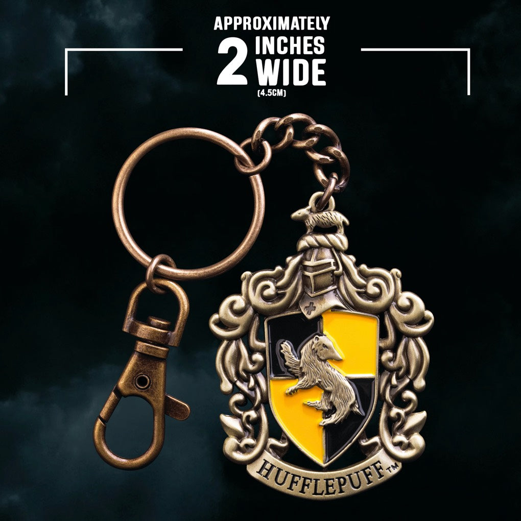Official Harry Potter Hufflepuff Crest Keychain