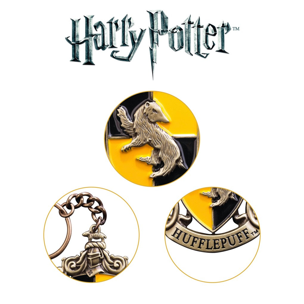 Official Harry Potter Hufflepuff Crest Keychain