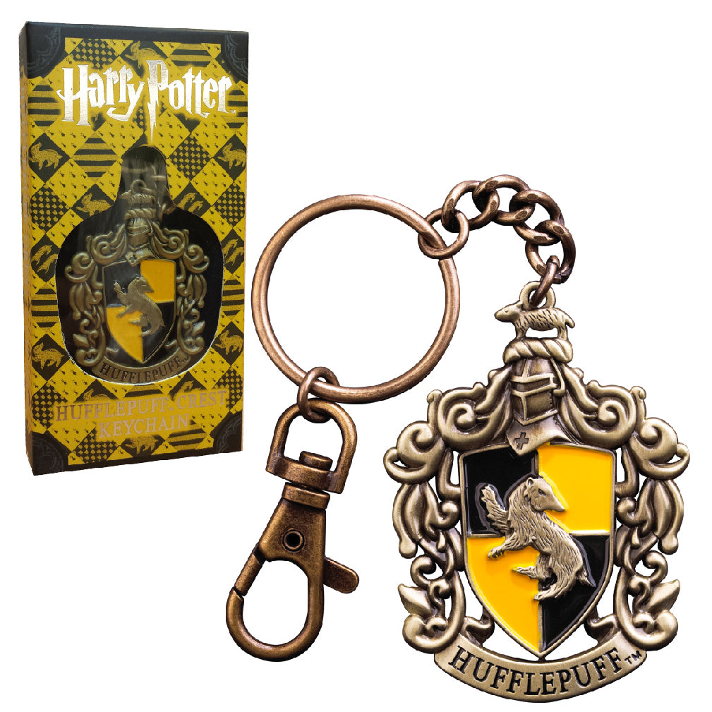 Official Harry Potter Hufflepuff Crest Keychain