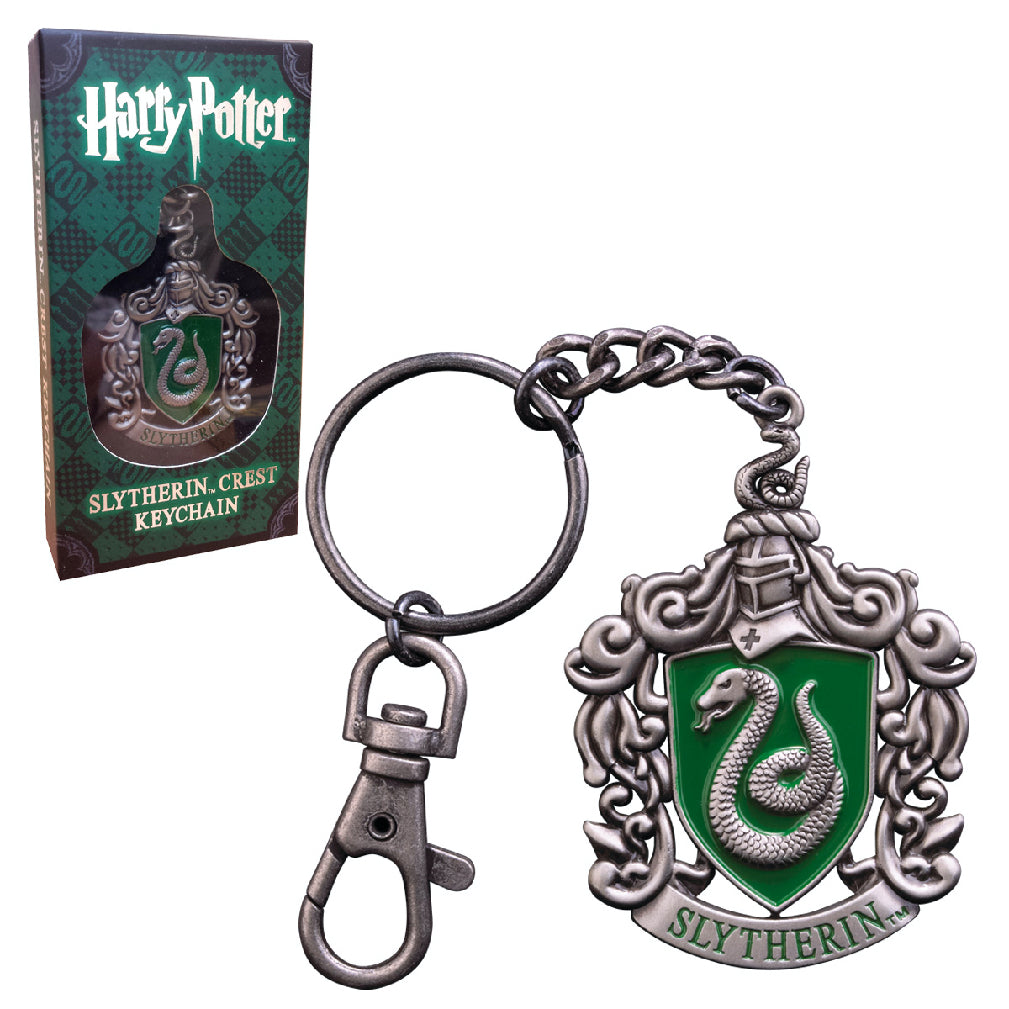 Official Harry Potter Slytherin Crest Keychain