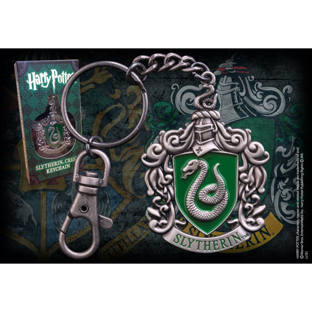 Official Harry Potter Slytherin Crest Keychain