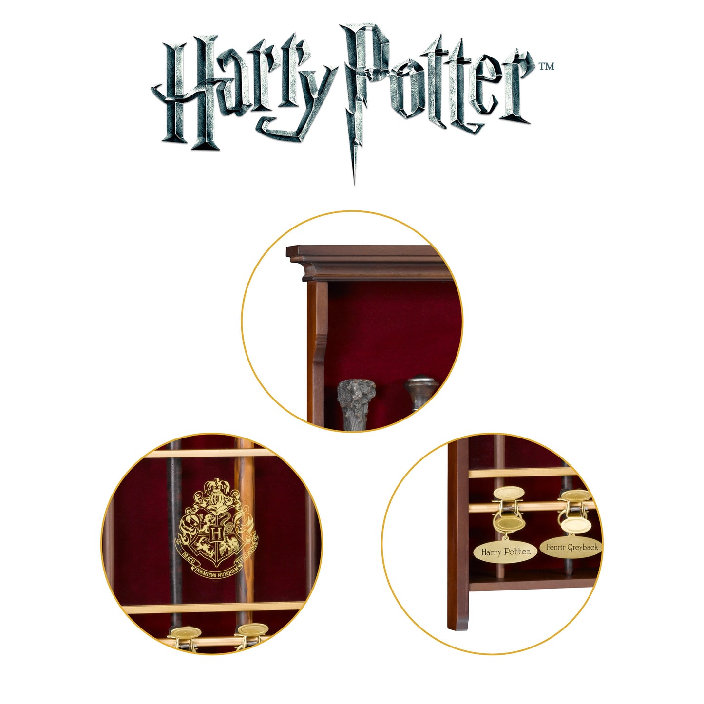 Official Harry Potter 4 Wand Display