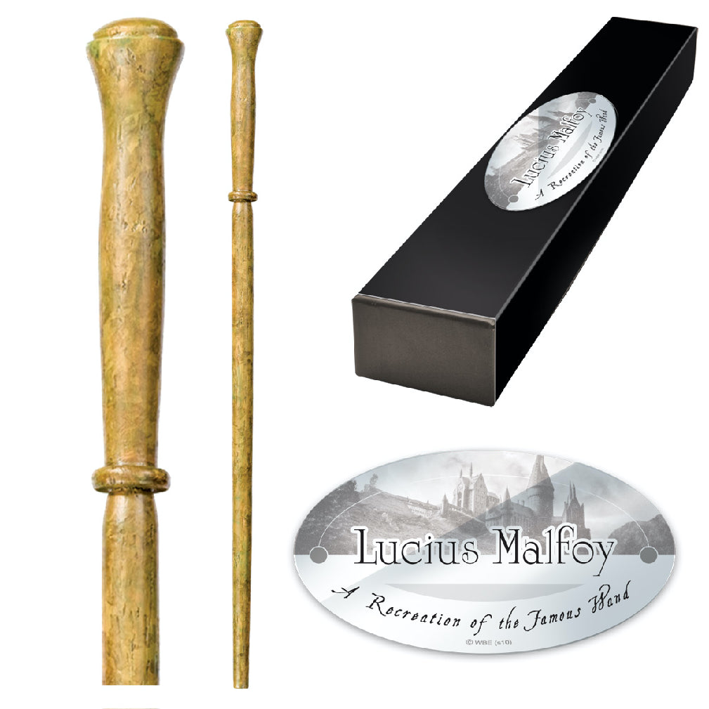 Official Harry Potter Lucius Malfoy Character Box Wand