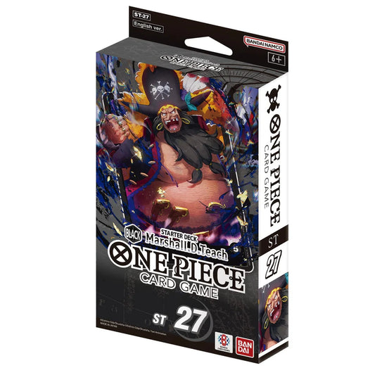 One Piece BLACK MARSHALL D. TEACH ST-27 Starter Deck
