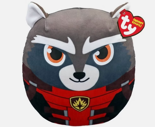 TY Squish-a-Boo Rocket 10" | Marvel Guardians Plush