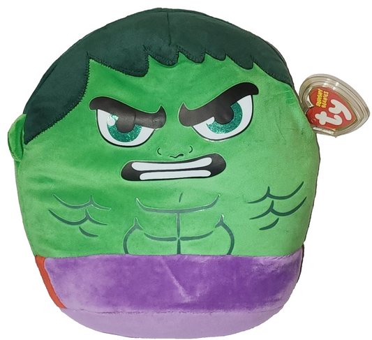 TY Squishy Beanies Hulk 10" | Marvel Plush