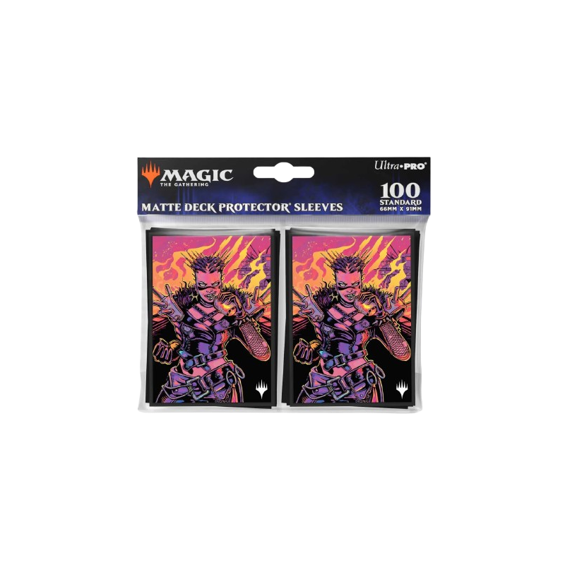 MTG Aetherdrift Sleeves 100ct | Borderless Racer 4