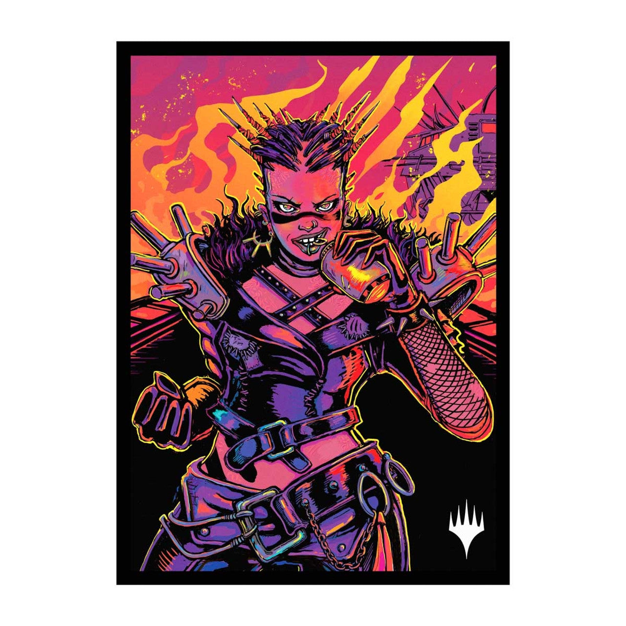 MTG Aetherdrift Sleeves 100ct | Borderless Racer 4
