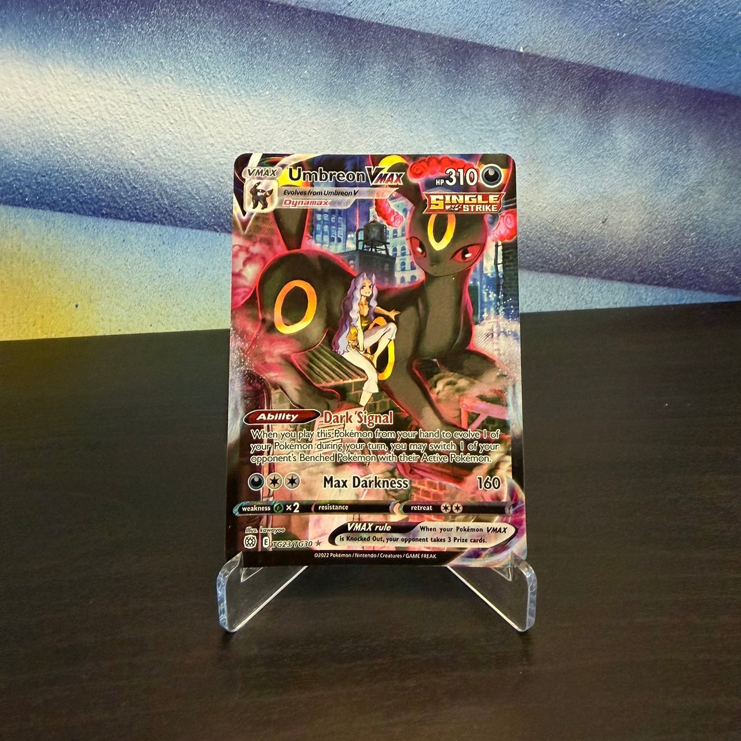 Pokémon TCG Single Card – Umbreon VMAX TG23/TG30 (Trainer Gallery) – Raw (English)