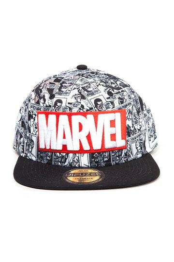 Marvel Comics Snapback Cap – Classic Red & White Logo