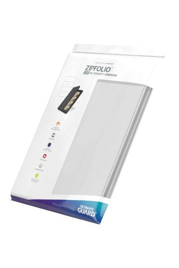 Ultimate Guard ZipFolio 320 – 16-Pocket White Xenoskin