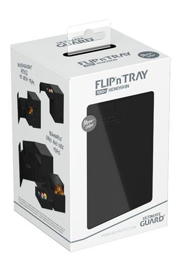Ultimate Guard Flip’n’Tray 100+ Xenoskin – Black Deck Box