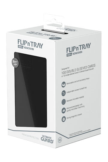 Ultimate Guard Flip’n’Tray 100+ Xenoskin – Black Deck Box