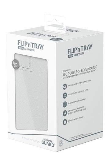 Ultimate Guard Flip’n’Tray 100+ Xenoskin – White Deck Box