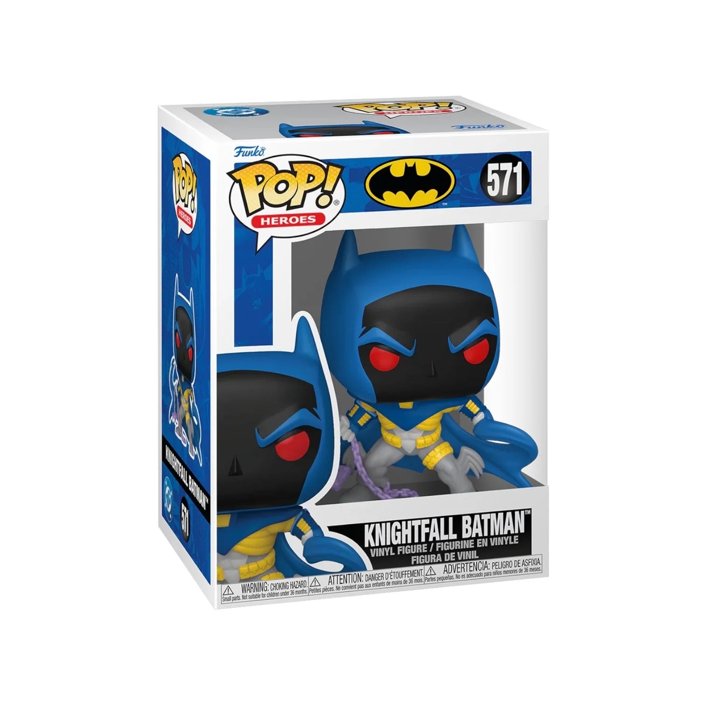 DC Thru The Years POP! Heroes Vinyl Figure Knightfall Batman (90's) #571