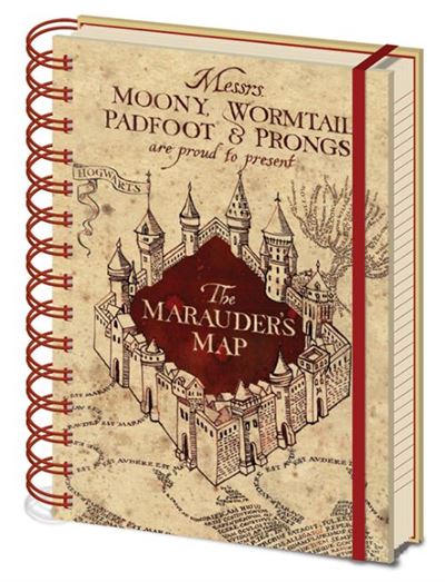 Harry Potter (Marauder's Map) A5 Wiro Notebook