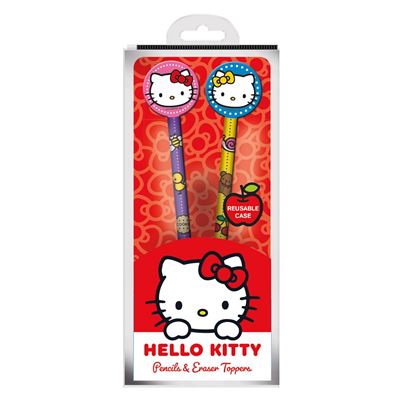 Hello Kitty (Sisters) Pencils and Toppers 2-Pack