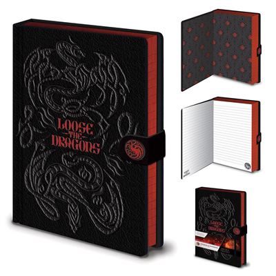 House of the Dragon S2 (Loose the Dragons) A5 PU Premium Notebook (Clasp)