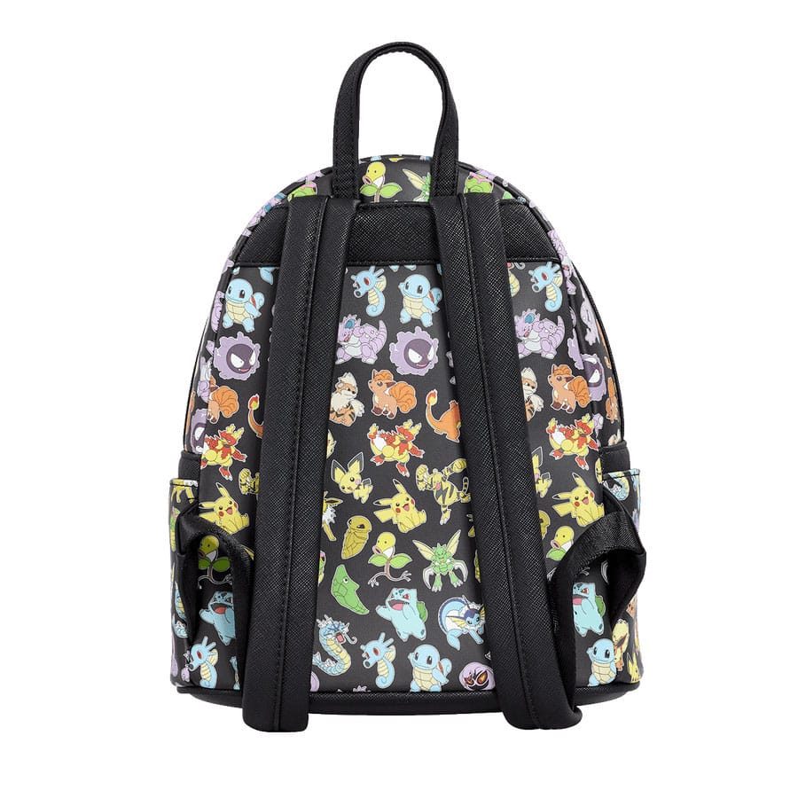 Pokémon by Loungefly – Multi-Character Mini Backpack (All-Over Print)
