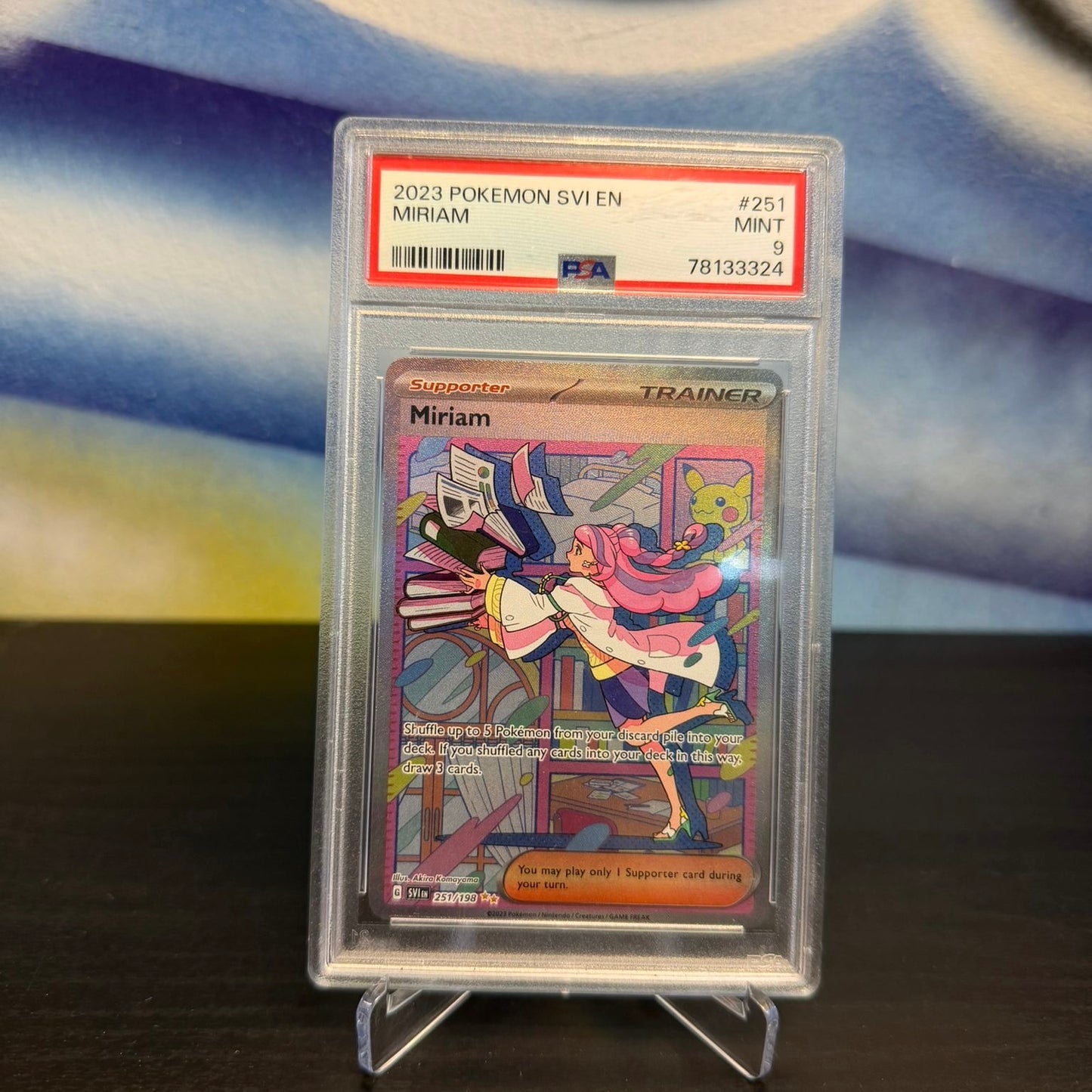 Miriam 251/198 (SVI Scarlet & Violet Base Set) – PSA 9 (English)