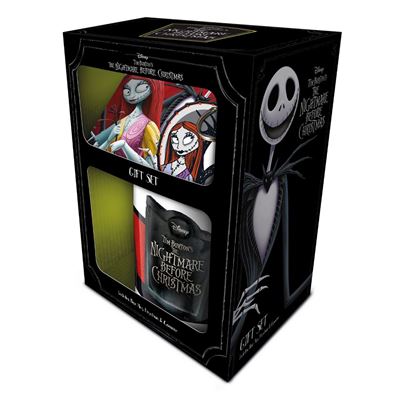 Nightmare Before Christmas (Jack & Sally) Gift Set (Mug, Coaster & Keychain
