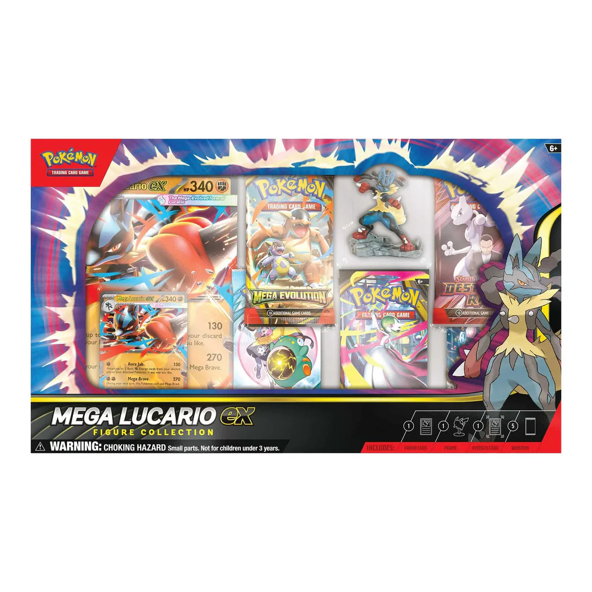 Pokémon Mega Lucario-EX Figure Collection