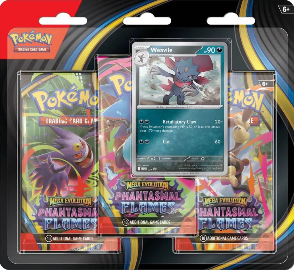 Pokémon TCG: Phantasmal Flames 3-Pack Blister