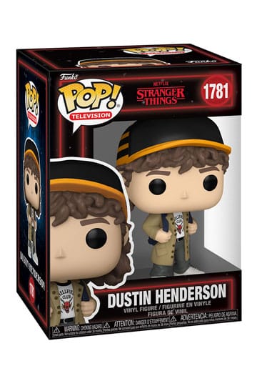 Stranger Things POP! Television Vinyl Figure – Dustin Henderson #1781 (9 cm)