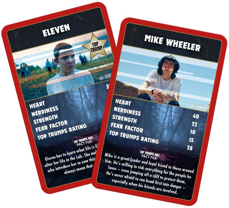 TOP TRUMPS LIMITED EDITIONS STRANGER THINGS