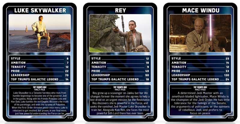 TOP TRUMPS STAR WARS EPISODE 1-9 SKYWALKER SAGA