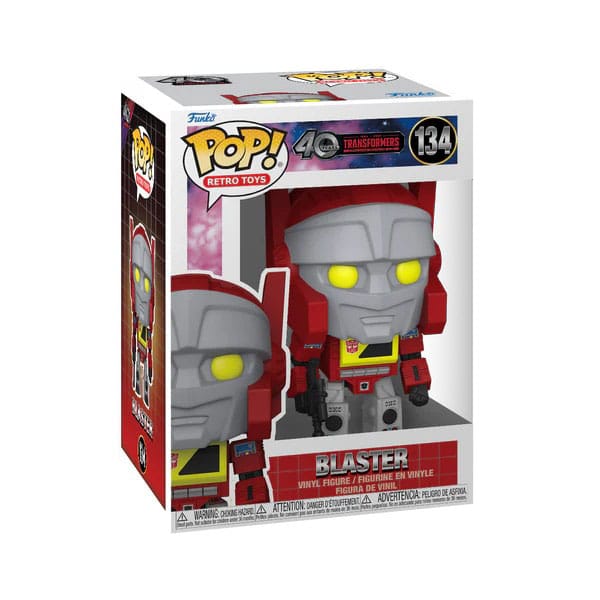 Transformers Retro Series POP! TV Vinyl Figure Blaster #134