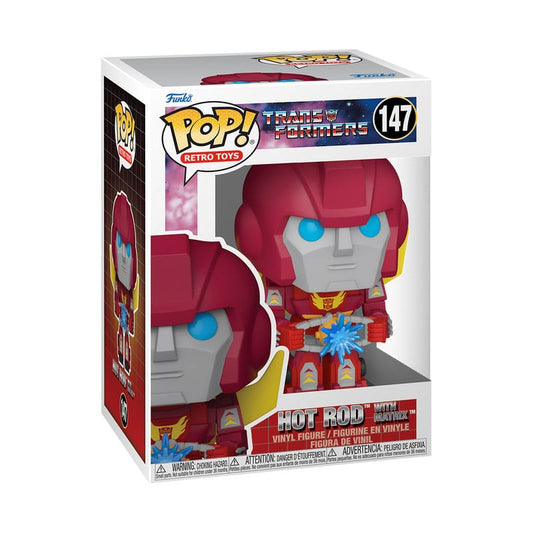 Transformers Retro Series POP! TV Vinyl Figure Hot Rod w/Matrix #147
