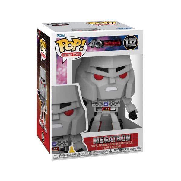 Transformers Retro Series POP! TV Vinyl Figure Megatron #132