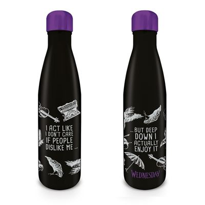 Wednesday (Don't Care) Metal Drinks Bottle