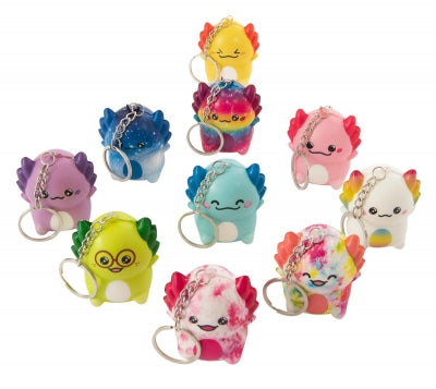 Axolotl Squeezy Keyring – 5cm