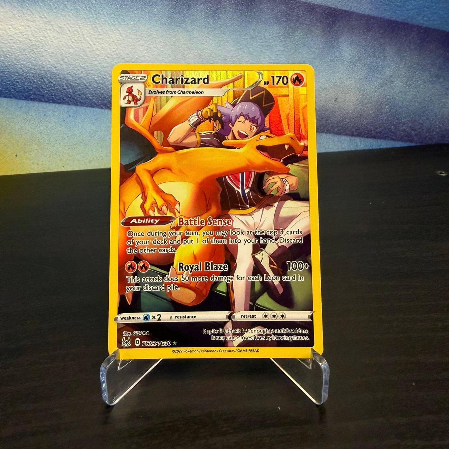 Pokémon TCG Single Card – Charizard TG03/TG30 (Trainer Gallery) – Raw (English)