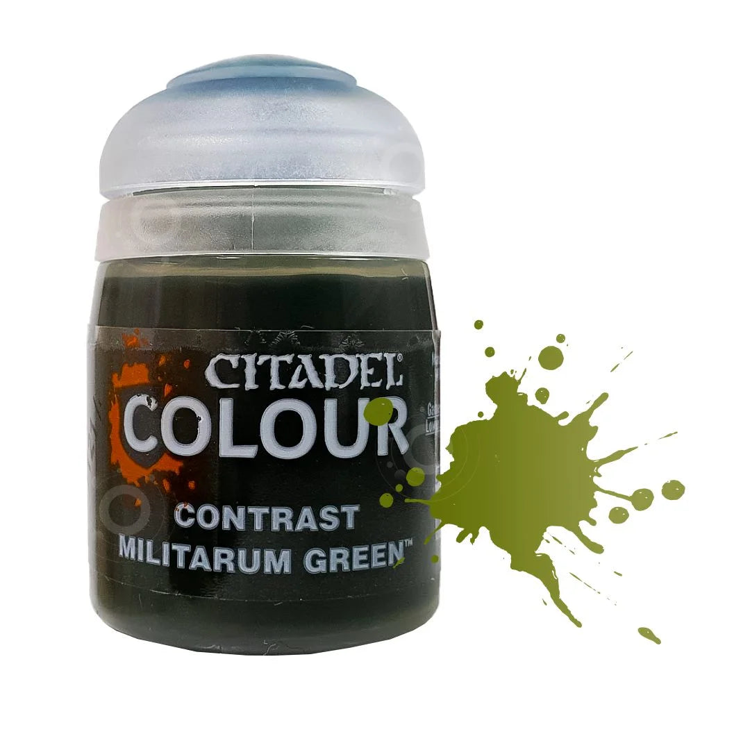 Citadel Colour – Contrast: Militarum Green Paint (18ml)