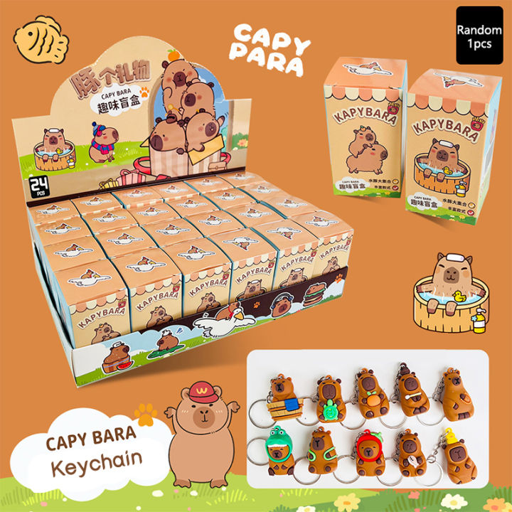 Cute Capybara Kawaii Keychain Mystery Blind Box