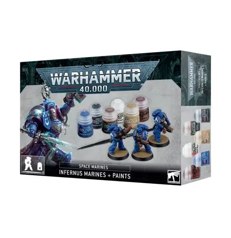 Warhammer 40,000 – Infernus Space Marines + Paint Set (Multilingual)