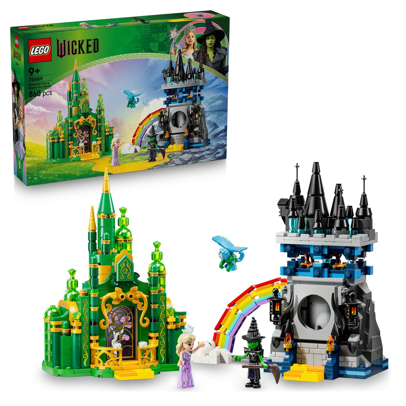 LEGO 75689 Emerald City & Kiamo Ko Castle | Wicked Movie Display Set 2025