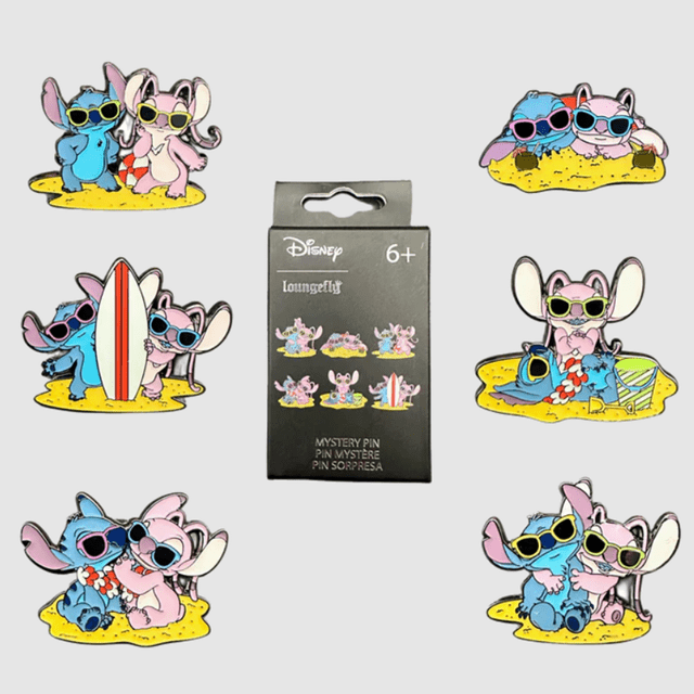 Disney by Loungefly – Stitch & Angel Enamel Pins (Blind Box)