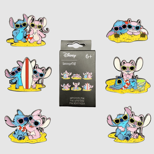 Disney by Loungefly – Stitch & Angel Enamel Pins (Blind Box)