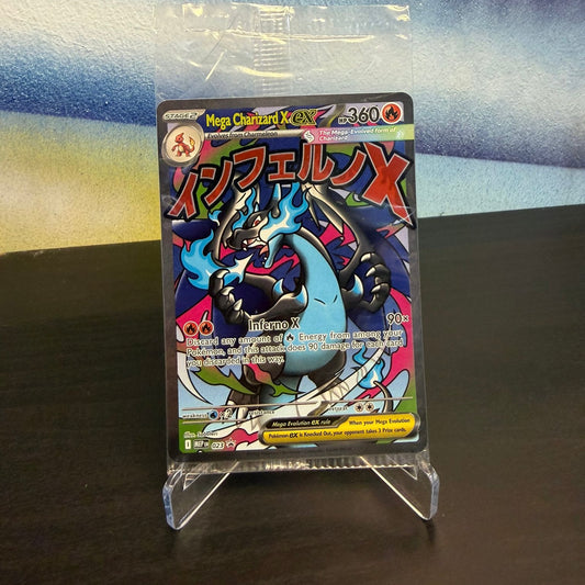 Pokémon TCG Single Card – Mega Charizard EX (MEP #23) – Mega Charizard X EX – Raw